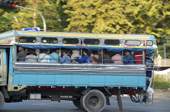 workers on way home