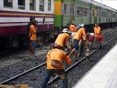 work on tracks