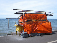 food stall closed