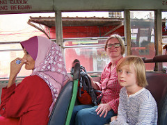 on the bus