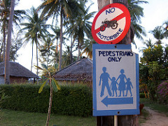 pedestrians only