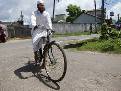 white dressed man