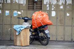 bike with orange