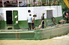 on the boat